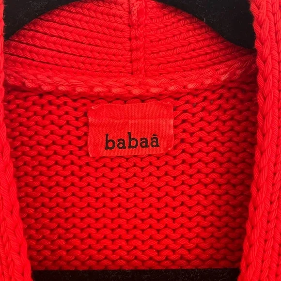 Babaa no22 cardigan in Summer Flame Red - Picture 9 of 9